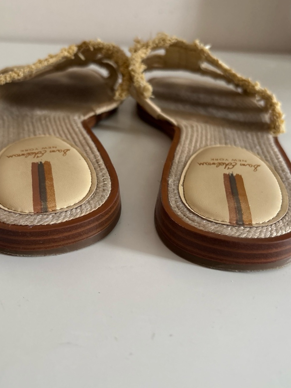 Sam Edelman Women's Raffia Slide Sandals in Natural 8.5 - Picture 3 of 8